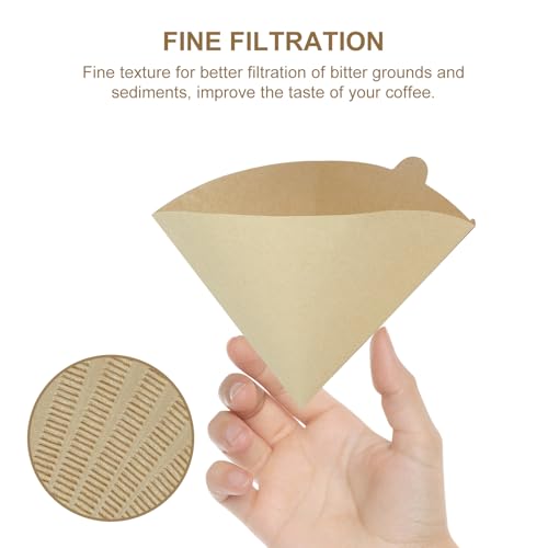 Unbleached Disposable Paper Coffee Filters Size 02 - 40 Count