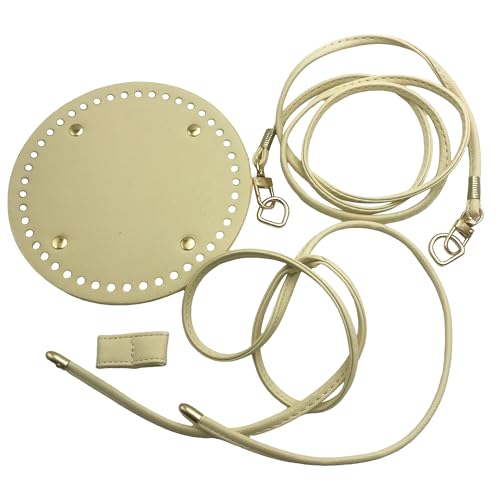 PU Leather Bag Making Kit 3-Piece DIY Purse Craft Set with Bottom Strap and Drawstring