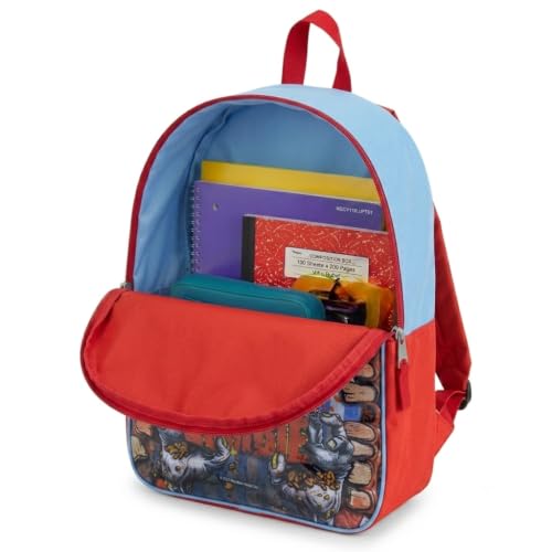 Monster Jam Zombie 15-Inch Kids School Backpack for Boys