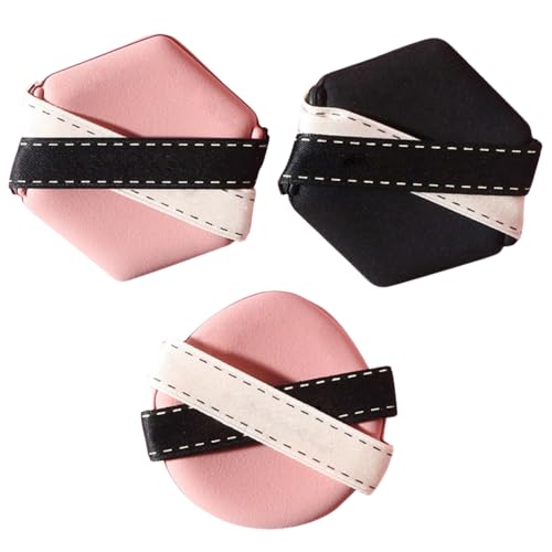 QNZLIGHT 3 Pack Makeup Sponges for Liquid Foundation & Concealer