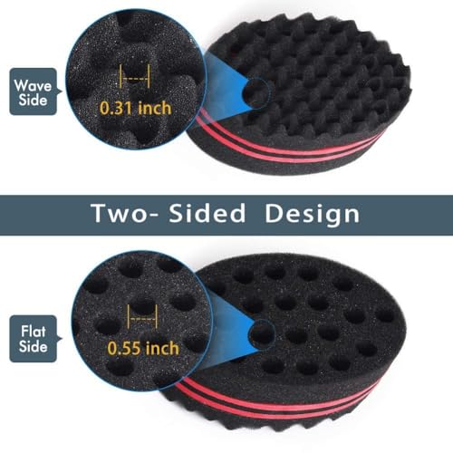 Supaze Magic Twist Hair Sponge for Dreadlocks, Curls, and Afro Coils
