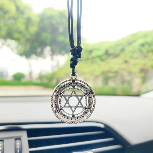 Star of David Car Mirror Pendant - Retro Hanging Ornament