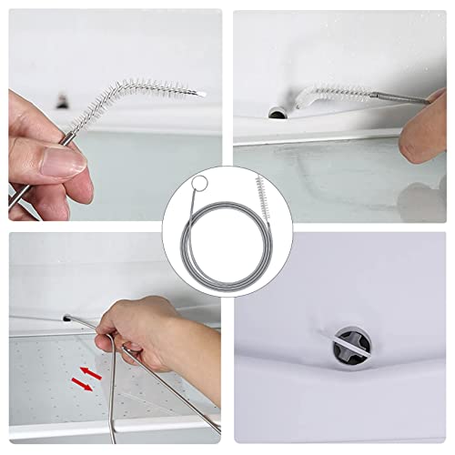 Much Hotter 155CM Flexible Drain Pipe Cleaner Brush - Long Tube Dredging Tool (Variation 1)