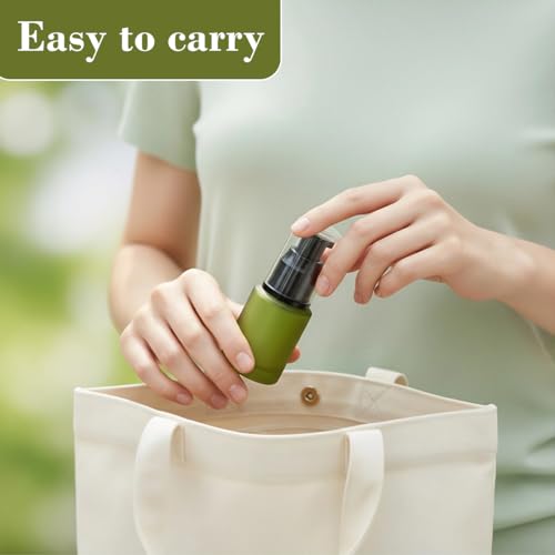 VASANA 60ml Refillable Frosted Glass Pump Bottle for Lotion & Cream