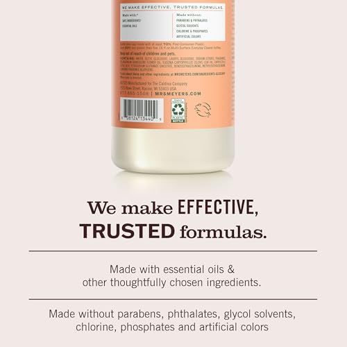 Mrs. Meyer's Clean Day Multi-Surface Everyday Concentrate, 32 Fl Oz - Geranium Scent, 2 Pack