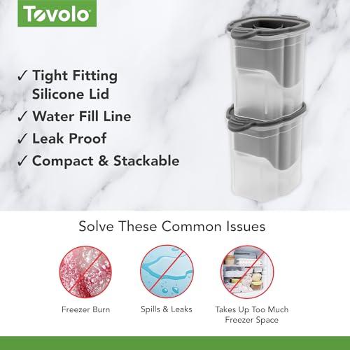 Tovolo Skull Ice Molds Set of 2 - Creative Silicone Drink Chillers