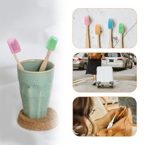 ZYYC Portable Toothbrush Cap Covers, 10 Pack Ventilated Travel Toothbrush Head Cases