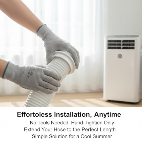 Universal Portable Air Conditioner Hose Connector for 5.1" and 5.9" Hoses