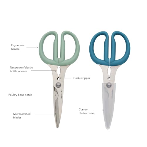 KitchenAid 2-Piece Multipurpose Kitchen Shear Set - Cardamom/Agave