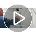 JKNEIWA Fogless Shower Mirror 8 x 6 Inch, Unbreakable Portable Wall Hanging for Shaving & Makeup