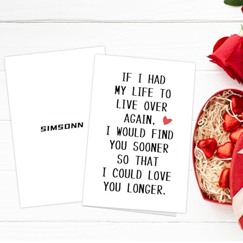 Funny Anniversary Card with Romantic Poem for Husband & Wife
