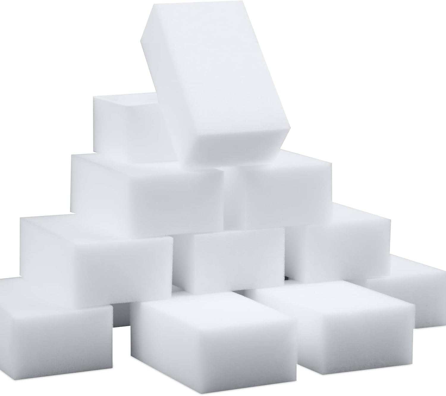 Magic Sponge Eraser | 100 Pack Extra Thick Melamine Cleaning Sponges - Multi-Surface Power Scrubber