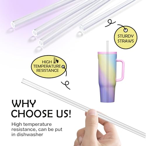 Corkcicle 40 oz Straw Replacement - Reusable BPA-Free Plastic Set