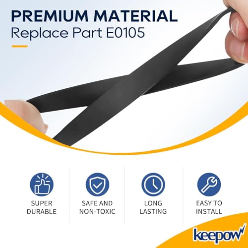 KEEPOW Replacement Vacuum Belts for Eureka NEU100 & NEU102 - 2 Pack