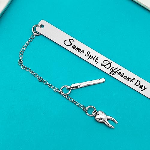 Dental Hygienist Bookmark Gift - Stainless Steel Dentist Appreciation
