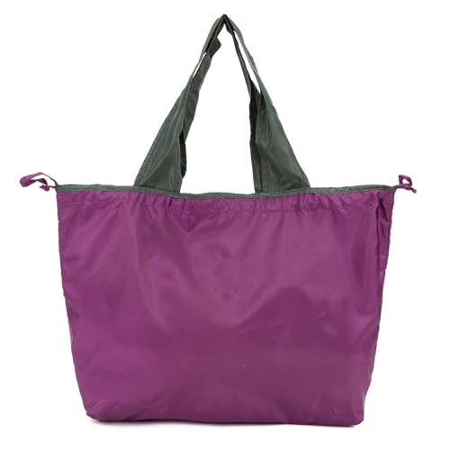 Large Capacity Reusable Grocery Tote Bag with Drawstring Top
