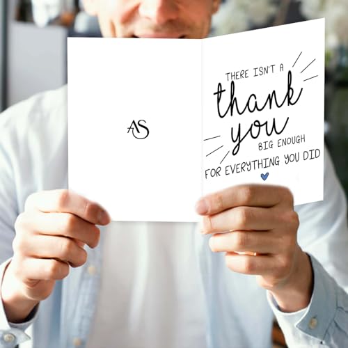 Funny Thank You Card for Boss, Teacher, Doctor, Nurse - 8x5.3in