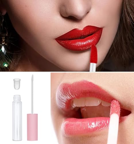 3 Pack 10ml Clear Empty Cosmetic Tubes with Wands for DIY Makeup