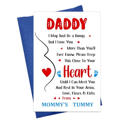 Funny Father's Day Card for New Dads - 1st Father's Day Gift