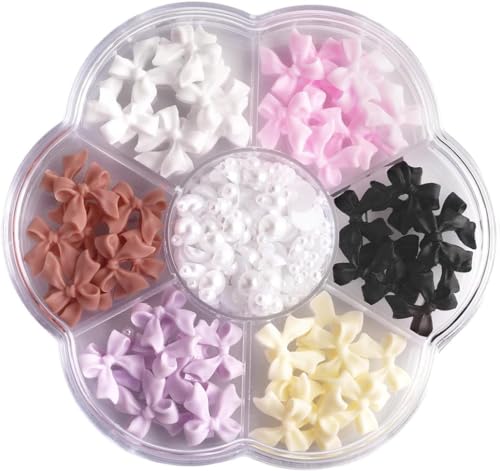 3D Butterfly Bow-Knot Nail Rhinestones Set Colorful Crystal Charms