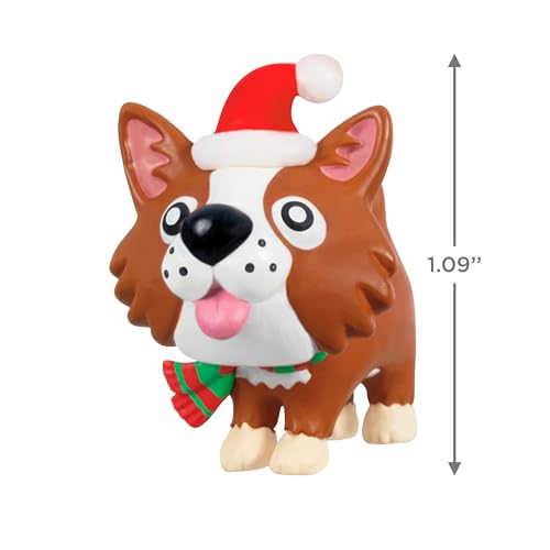 Miniature Corgi Christmas Ornament - Howliday Helpers 2024