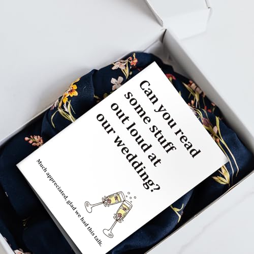 Master of Ceremonies Wedding Invitation Card - Funny MC Proposal Card