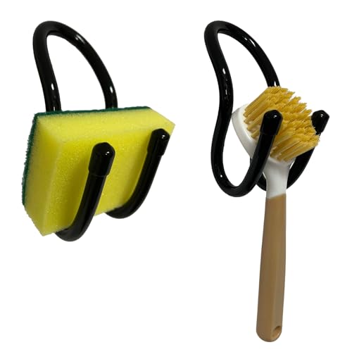 AUXPhome 2 Pack Adjustable Sink Caddy & Sponge Holder, Rustproof Kitchen Organizer