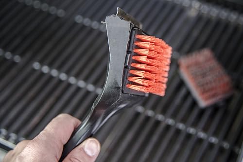 Charbroil SAFER Grill Brush Replacement Head - Red Nylon Bristles