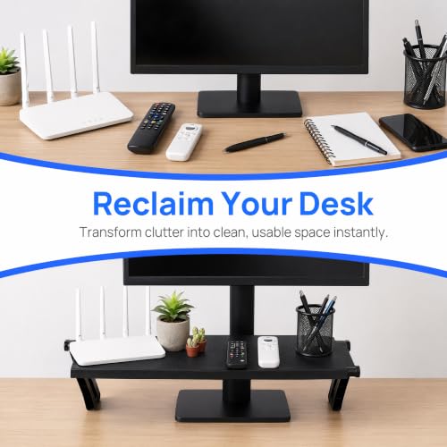 11.5 Inch Adjustable Top Shelf Organizer for TV & Monitor