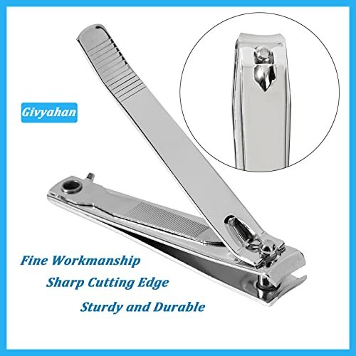 Givyahan Stainless Steel Nail Clippers Set Professional Manicure Pedicure Kit