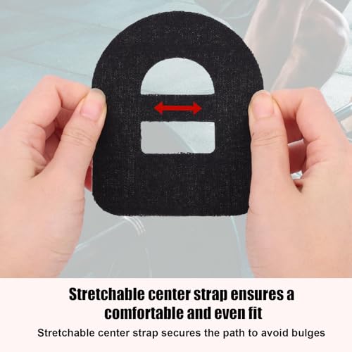 30pcs Adhesive Patches for Omnipod 5, 10 Colors Waterproof Sweatproof Breathable Overpatches Ultra-Slim Sensor Covers Stickers with Strap CGM Tape for Omnipod 5 Users
