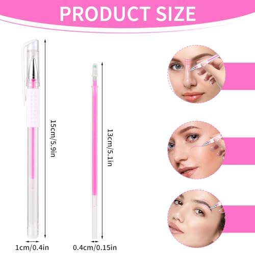 TIESOME Eyebrow Microblading Pen - Waterproof Skin Marker with Refills