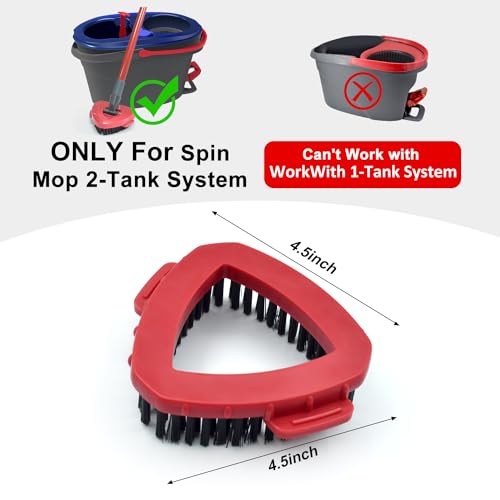 O-Cedar Spin Mop Replacement Brush Head for RinseClean 2 Tank