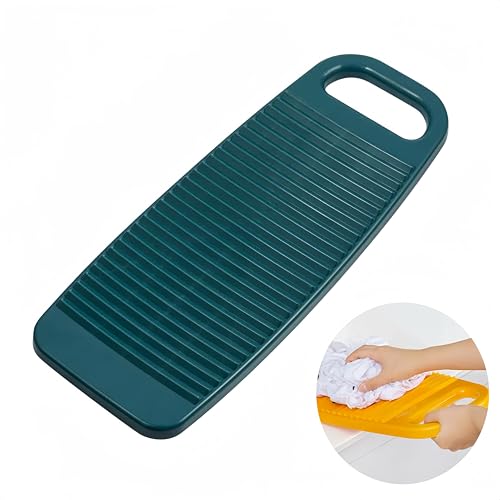 Cansybil Blue Non-Slip Laundry Washboard for Hand Washing - Small