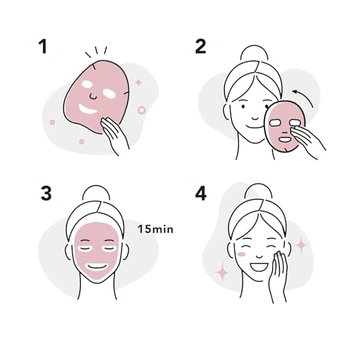 Animal Face Masks Moisturizing Sheet Mask Natural Skincare Gifts