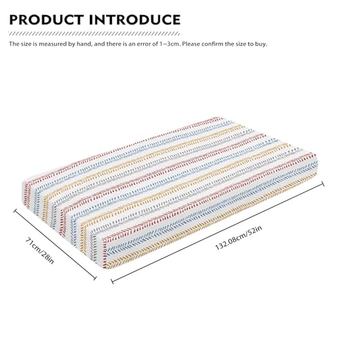 Colorful Arrow Fitted Crib Sheets - Soft Polyester for Baby