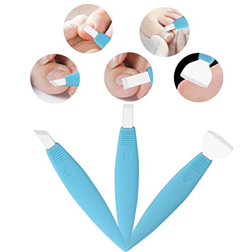 ZJchao 3-Piece Stainless Steel Pedicure Knife Set for Feet and Calluses