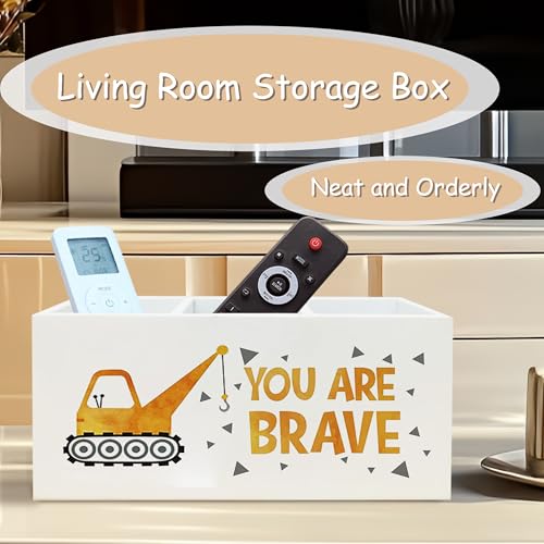 Inspirational Truck Pen Holder with 3 Compartments - Motivational Desk Organizer