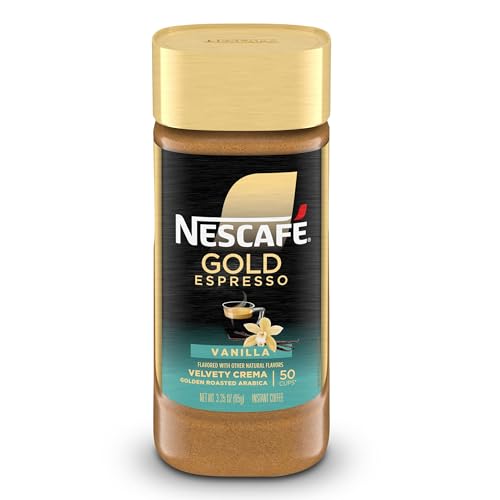 NESCAFÉ Gold Vanilla Instant Coffee 3.1 oz Jar - 50 Cups