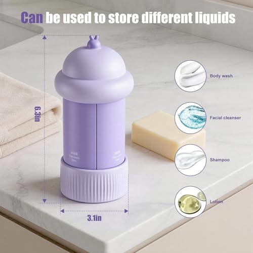 Doxcore 4-in-1 Travel Dispenser Bottle - TSA Approved Refillable Toiletry Set