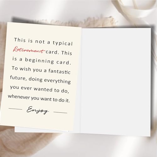 Funny Retirement Card with Envelope - Perfect Farewell Gift