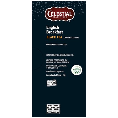 Celestial Seasonings English Breakfast Black Tea - 20 Count
