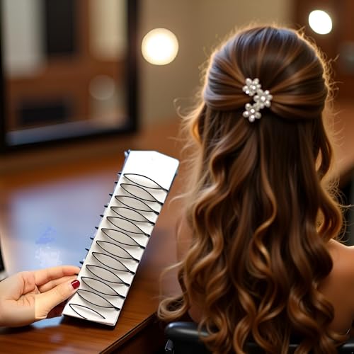 Black Bobby Pins 12-Piece Vintage Mini Hair Pins for Styling Bangs