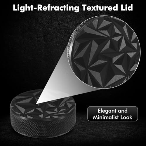 Nicotine Pouch Container with Magnetic Lid - Light Refracting