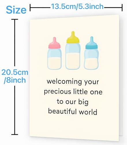 Funny Baby Shower Congratulations Card for New Parents