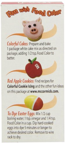 McCormick Red Food Color 1 fl oz - Bright & Versatile Dye