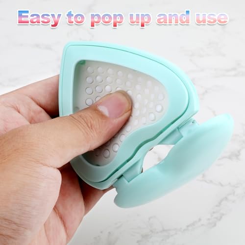 Foldable Travel Hair Brush Set 2Pcs Portable Mini Hairbrush with Mirror