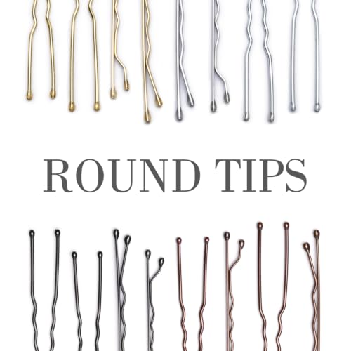 Jelara 200 Pcs U Shaped Bobby Pins Kit Black Hair Pins Set