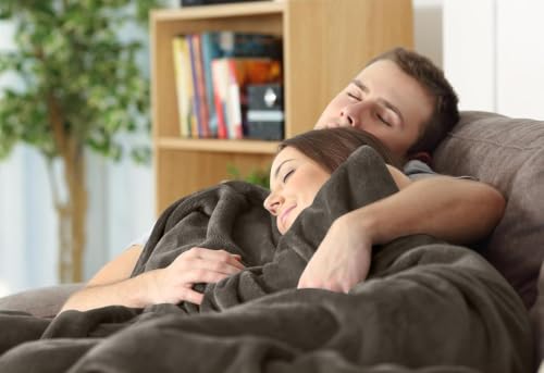 Utopia Bedding Ultra Soft Flannel Fleece Blanket - Twin Size, Brown