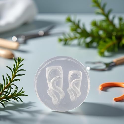 Silicone Nail Carving Molds - 2Pcs Dragon & Snake Nail Stamping Plates
